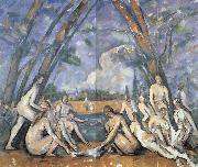 Paul Cezanne Large Bathers painting